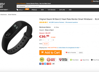 Xiaomi Mi Band 2 GearBest