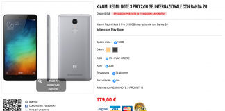 Xiaomi Redmi Note 3 Pro Internazionale TopResellerStore