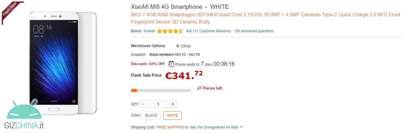 Xiaomi Mi 5 GearBest
