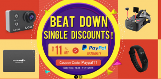 banggood 2016 paypal singles day promotion
