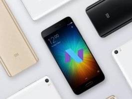 xiaomi mi 5 android 7.0 nougat