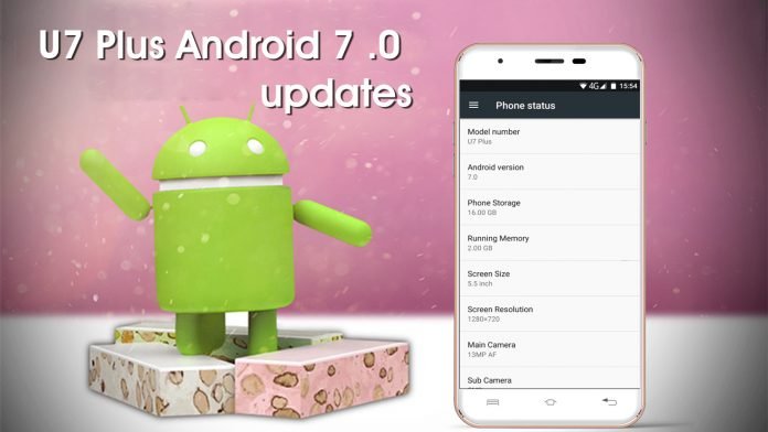 OUKITEL U7 Plus Android 7.0 Nougat