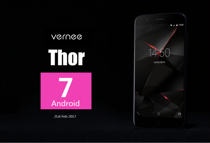 Vernee Thor Android 7.0 Nougat