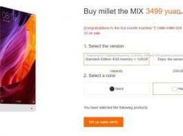 xiaomi mi mix white vendita