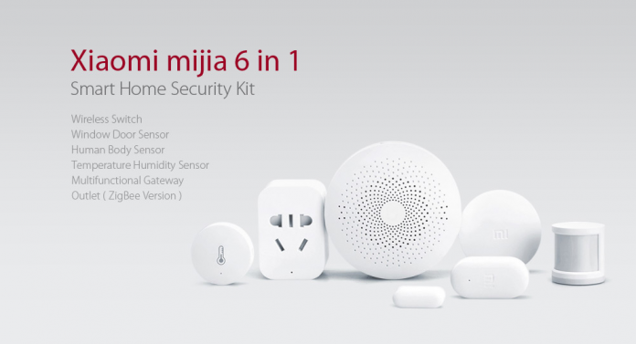 Offerte GearBest - Xiaomi Mijia 6-in-1 Smart Home Security Kit