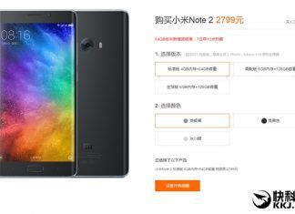 Xiaomi Mi Note 2 silver black