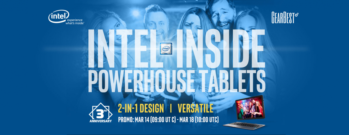GearBest - Promozione Intel Inside Tablet 2-in-1