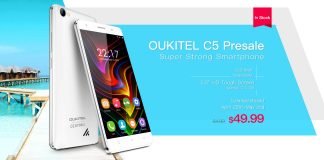 OUKITEL C5 presale