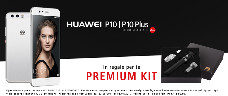 Huawei P10 e P10 Plus offerta