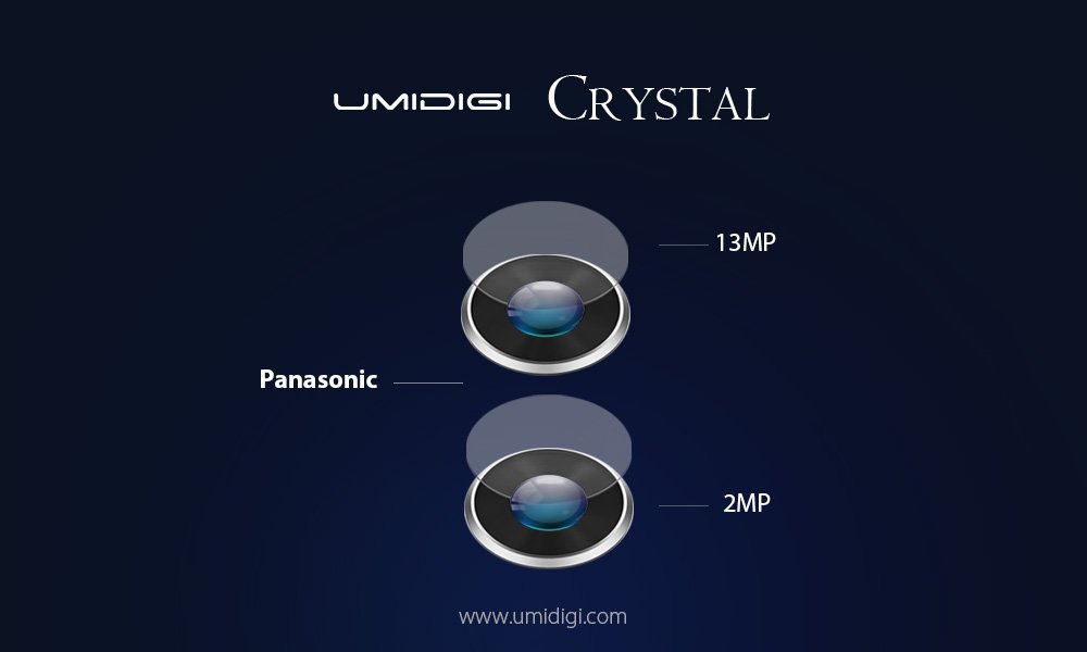 umidigi crystal sample dual camera