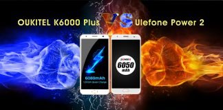 OUKITEL K6000 PLUS VS Ulefone Power 2