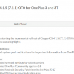 OnePlus 3/3T OnePlus 3T OxygenOS 4.1.5