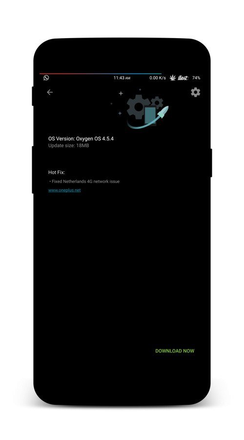 OnePlus 5 OxygenOS 4.5.4