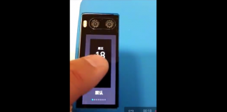 meizu pro 7 second display video