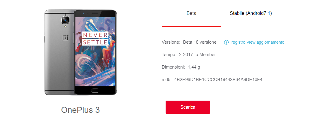 OnePlus 3 HydrogenOS beta 18