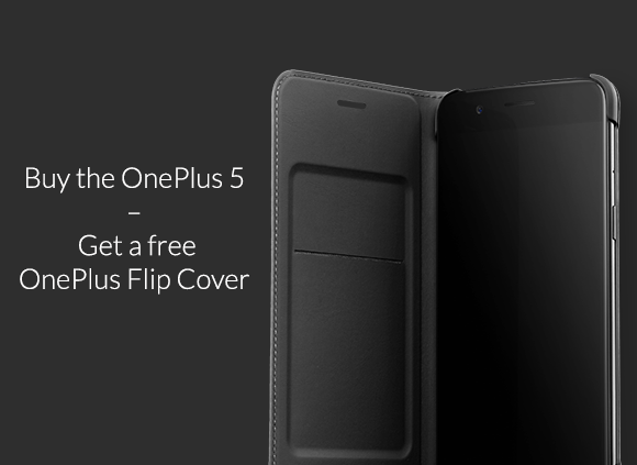 offerta oneplus 5 flip cover