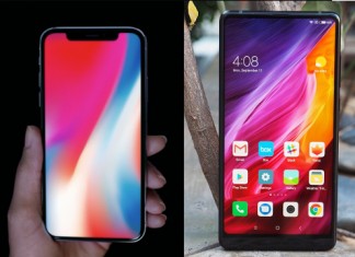 xiaomi mi mix 2 iphone x