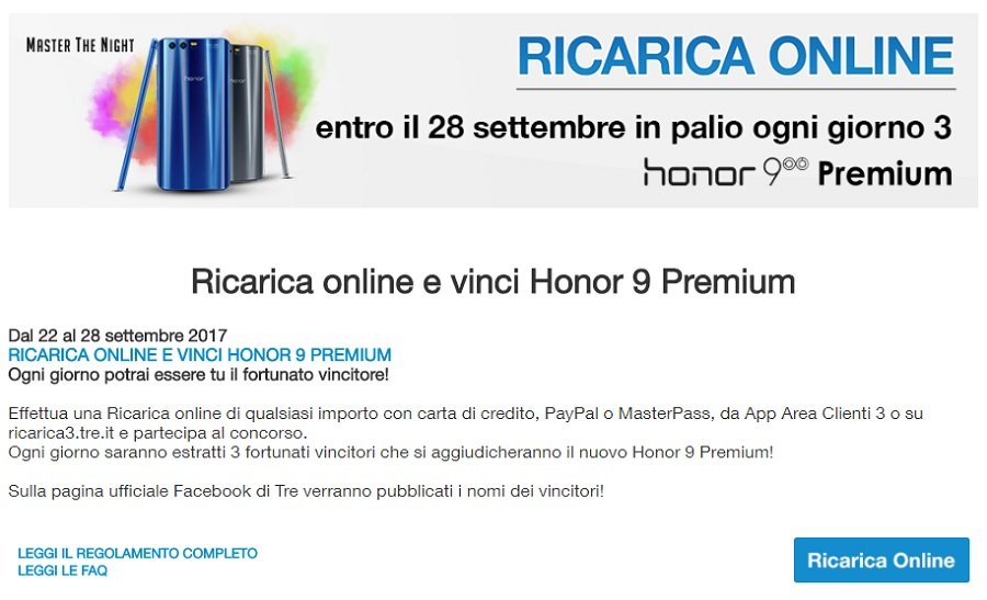 Honor 9 Premium 3 Italia