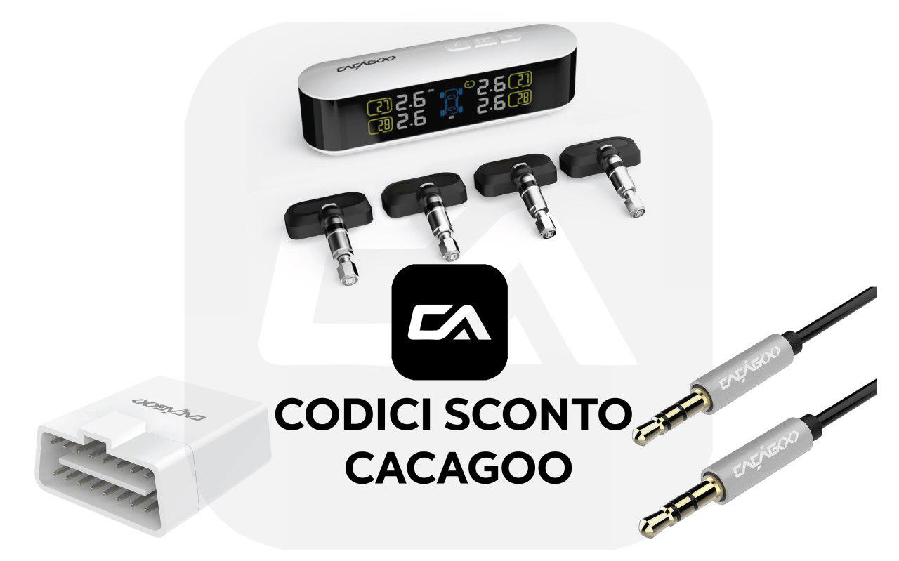 Codici Sconto Cacagoo: dispositivi per auto e altri accessori!