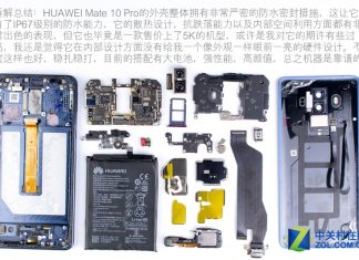 Huawei Mate 10 Pro teardown