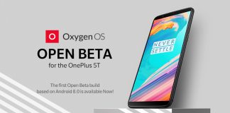 oneplus 5T android 8.0 oreo open beta 1 oxygenos banner