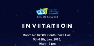 Chuwi CES 2018 Banner