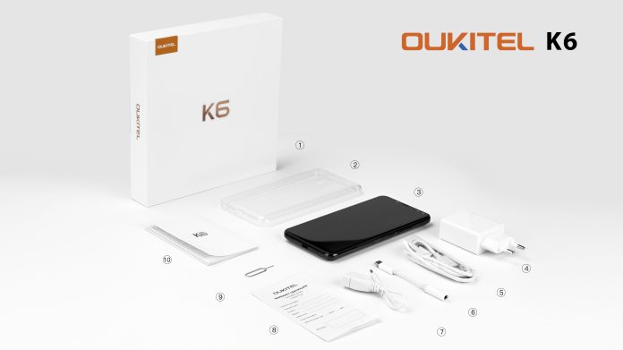 oukitel k6 unboxing