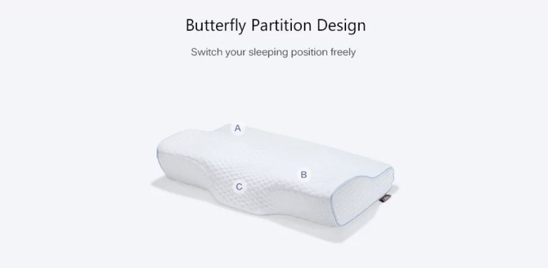 Xiaomi-8H-Butterfly-Shape-Memory-Foam-Pillow-butterfly-design
