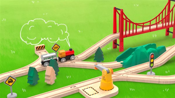 Xiaomi Rabbit Track Building Block / Electric Train