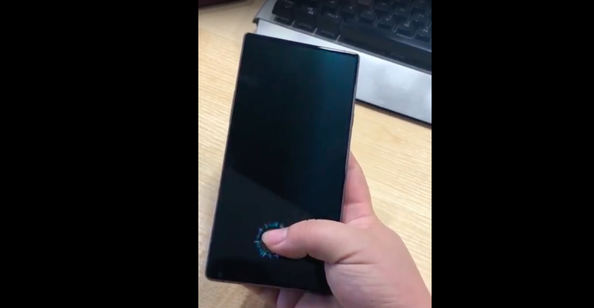 elePhone S8 Pro lettore d'impronte digitali sotto il display