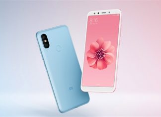 xiaomi mi 6x rosa blu