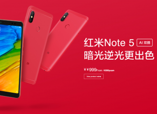 xiaomi redmi note 5 flame red