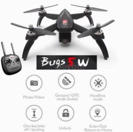 MJX Bugs 5W 5G Wifi FPV RC Drone Quadcopter Offerta TomTop 1