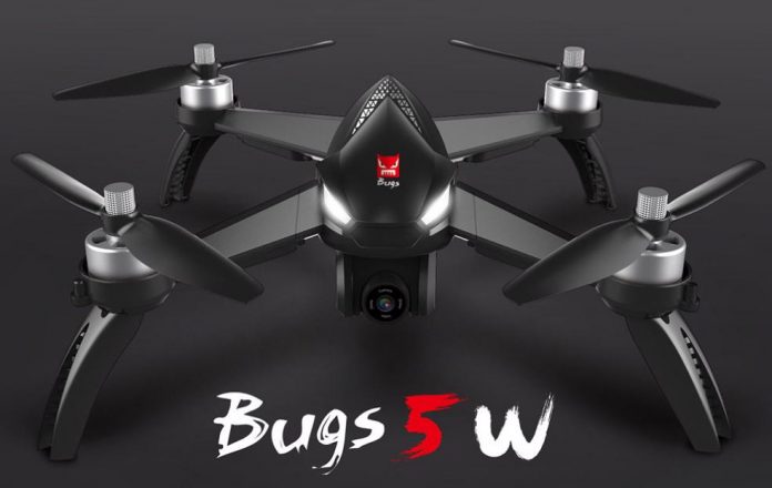 MJX Bugs 5W 5G Wifi FPV RC Drone quadcopter offerta TomTop
