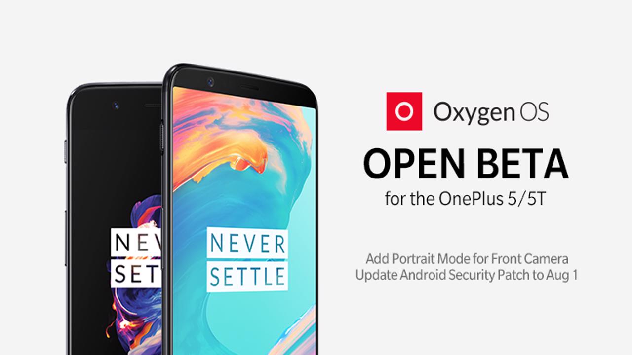 OnePlus 5 5T OxygenOS Open Beta 17/15