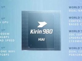Kirin 980 Huawei Apple A12 Bionic