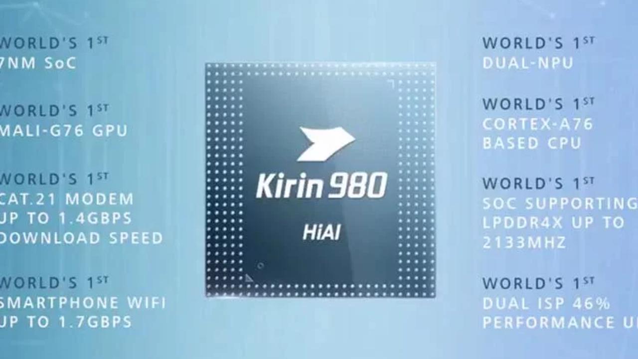 Kirin 980 Huawei Apple A12 Bionic
