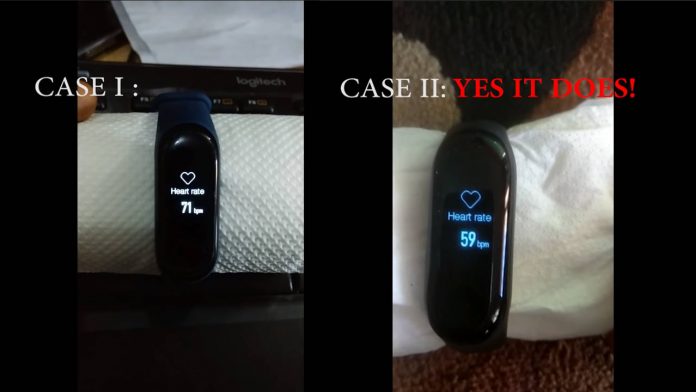 xiaomi mi band 3 carta video