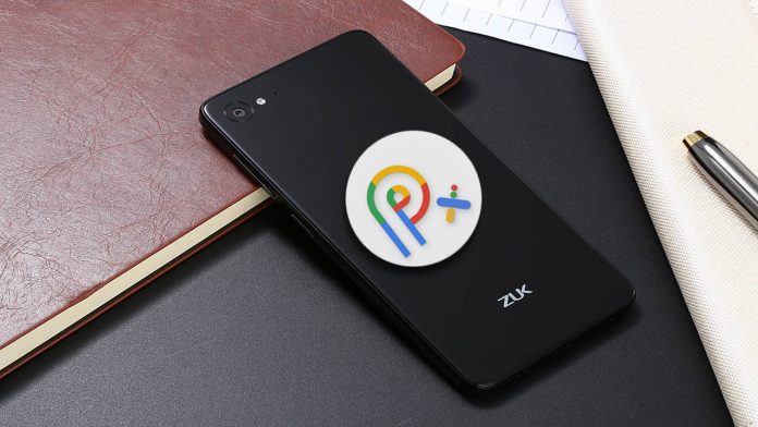 zuk z2 pixel experience android 9.0 pie