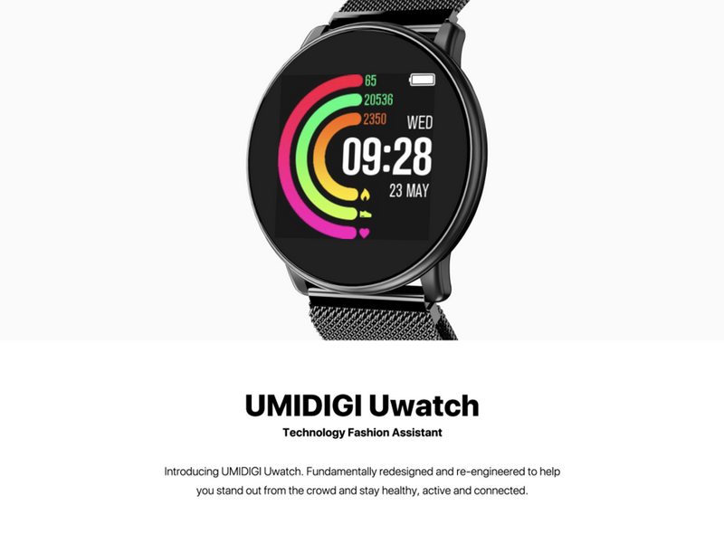 UMIDIGI Uwatch è ufficiale: arriva il primo smartwatch del brand