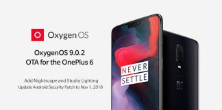 oneplus 6 oxygenos 9.0.2 nightscape