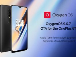 oneplus 6t oxygenos 9.0.7