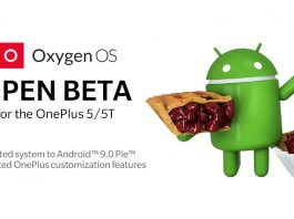 OnePlus 5T OxygenOS Android 9.0 Pie