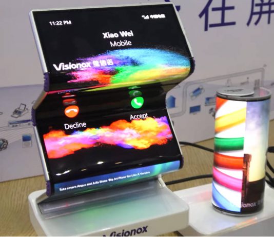 xiaomi mi flex visionox