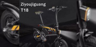Ziyoujiguang t18 bici elettrica banggood