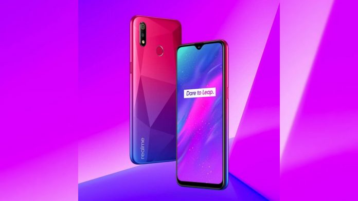 realme 3 diamond red