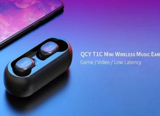 Cuffie TWS QCY T1C Mini