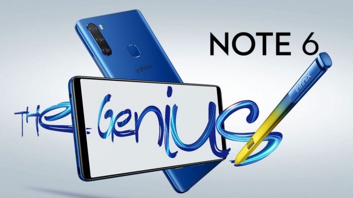 infinix note 6 samsung galaxy note 9 clone