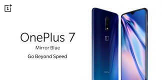 OnePlus 7 Mirror Blue