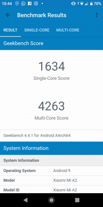 Xiaomi Mi A2 Benchmark